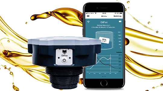 Heizölstand messen – OilFox Messgerät und Füllstandsanzeige auf Smartphone